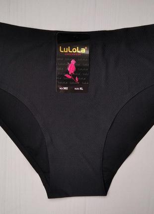 Трусики lulola бесшовные черный xl 48/50 302