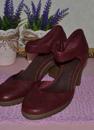 Р. 37 - 24 см. бордовые босоножки, женская обувь aerosoles. босоножки закрытые.2 фото