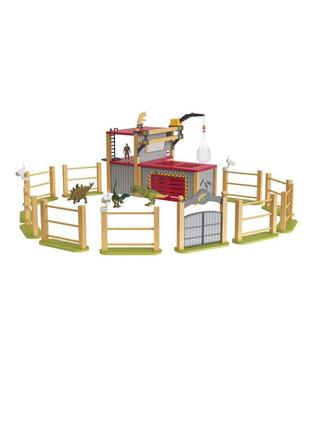 Игровой набор деревянный парк динозавров комбинированный playtive