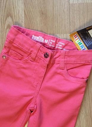 Красивые джинсы, штаны для девочки lidl lupilu, размер 2-3 г, 92- 982 фото