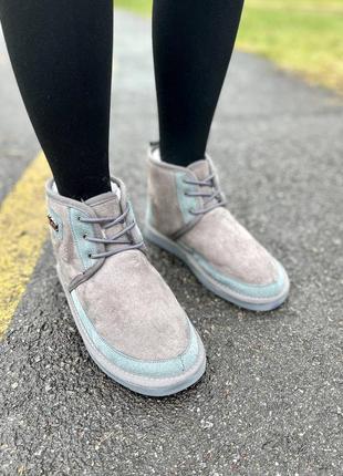 Угги ugg neumel vegan grey6 фото