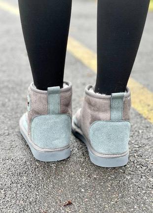 Угги ugg neumel vegan grey8 фото