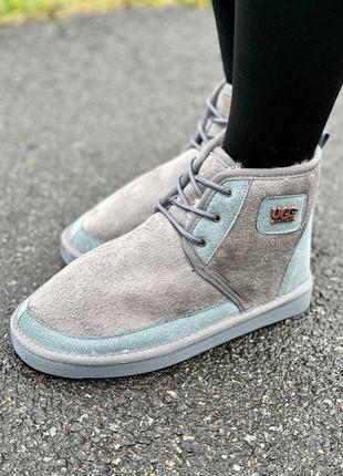 Угги ugg neumel vegan grey5 фото