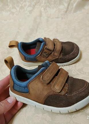 Кеди clarks нат.шкіра + нат.замша 20-21р. в'єтнам