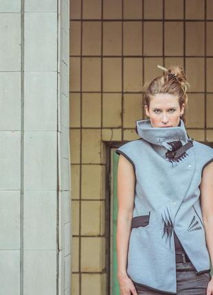 Жилетка в стилі rick owens3 фото