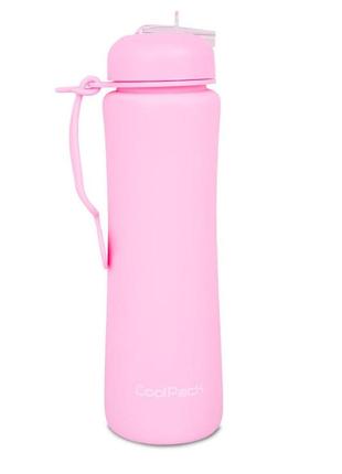 Бутылка coolpack pump pastel powder pink для воды 600 мл (z14647)