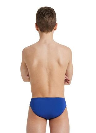 Плавки-слипы для мальиков arena team swim briefs solid синий, белый дет 140см 004774-720 1402 фото