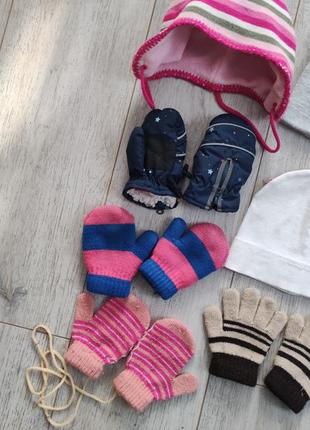 Рукавички, перчатки, на 1-2-4 роки