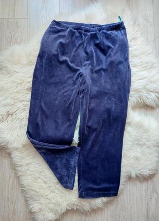 💜🩵💛 красивые велюровые брюки с карманами на молниях