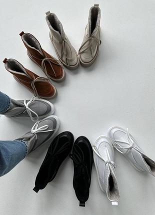 Жіночі черевики мунбутс луноходи натуральні к108