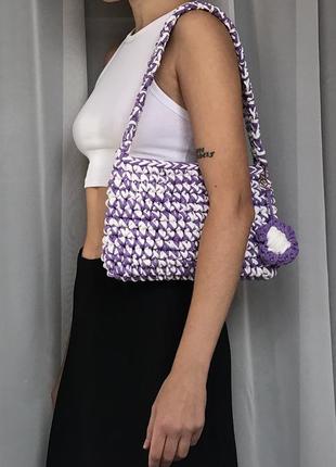 "lilac ii bag” вязаная сумка