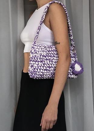 “lilac ii bag” в’язана сумка