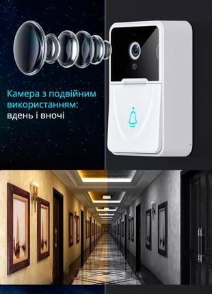 Беспроводной дверной звонок smart mini doorbell8 фото