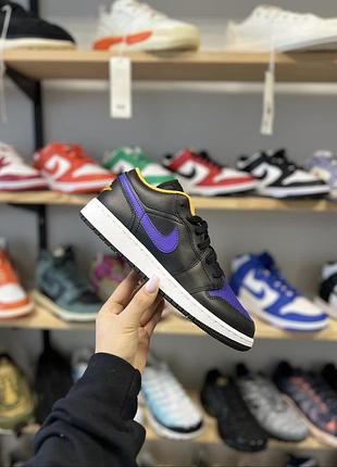 Air jordan 1 low lakers sales