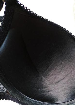Секси 🔥 комплект черная сеточка в бронзовый цветочек пушап франция высокое качество6 фото