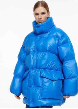 Новий пуховик батал h&amp;m натуральний пуховик преміумвеликий розмір