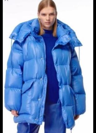 Новий пуховик батал h&amp;m натуральний пуховик преміумвеликий розмір