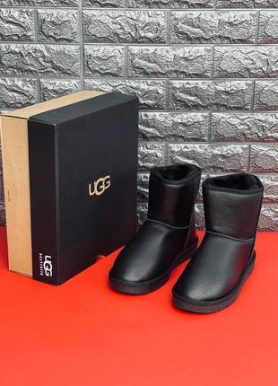 Уггі ugg australia жіночі натуральна шкіра/хутро стильні угг високі, хіт продаж!3 фото