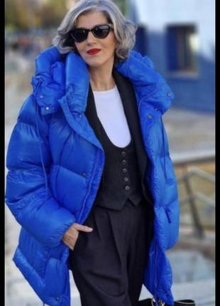 Новий пуховик батал h&amp;m натуральний пуховик преміумвеликий розмір