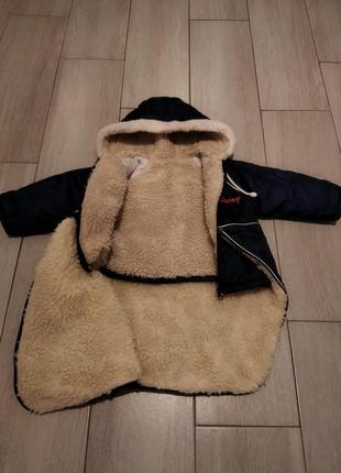 Теплый, легкий, удобный зимний конверт/куртка disney9 фото