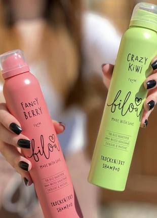 Bilou сухий шампунь bilou crazy kiwi та fancy berry