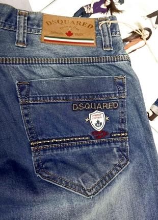 Мужские джинсы с небольшими потёртостями dsquared2 фото