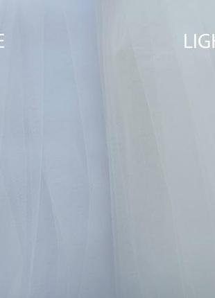 Довга біла фата для нареченої lady solomia довжина 180см с-016 фото