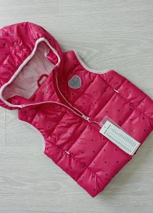 Жилет детский для девочки .evolution.украина.р-р 80-на 1 год, 104- на 4 года .