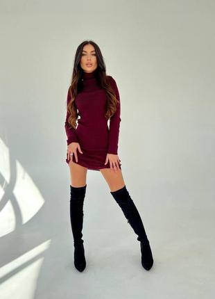 Платье- гольф мини