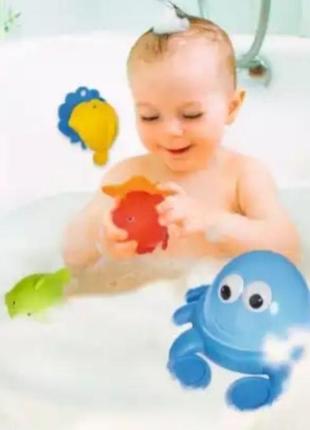 Іграшка для ванни abc краб і рибки з вудочкою7 фото
