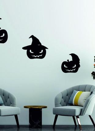 Декоративне настінне панно «хелловін - гарбуз», декор на стену8 фото
