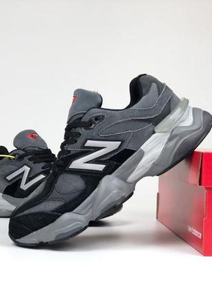 Зимние женские замшевые кроссовки на меху в стиле new balance 9060 🆕 зимние нью баланс