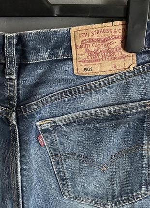 Сині чоловічі джинси levi's3 фото