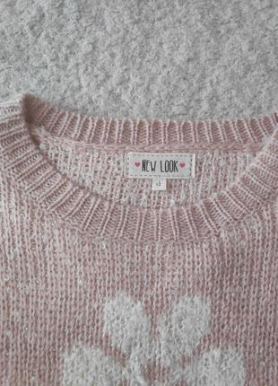 Розовый свитер3 фото