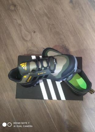 Чоловічі кросівки adidas terrex gore-tex  green black6 фото