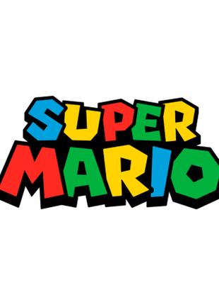 Super mario happy birthday буквы гирлянда