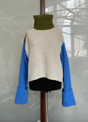 Шикарный свитер премиум линейки h&m, шерсть+кашемир,