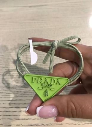 Брендова гумка для волосся prada