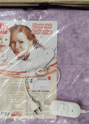 Электропростынь турецкая простынь с подогревом 120х160 греющая, байковые...