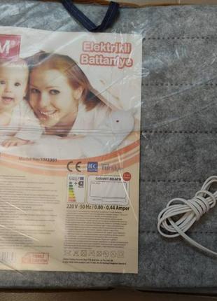 Электропростынь турецкая простынь с подогревом 120х160 греющая, байковые...