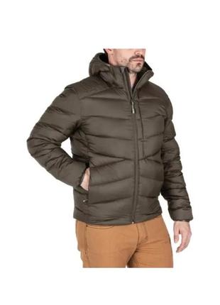 Куртка зимняя 5.11 tactical "acadia down jacket", тактическая военная теплая зимняя пуховая куртка свинца хаки