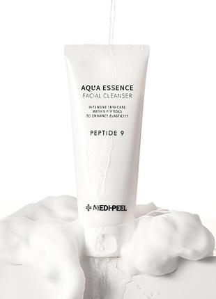 Пінка для вмивання medi-peel peptide 9 aqua essence facial cleanser