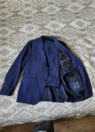 Костюм massimo dutti, синий, 54 размера.
