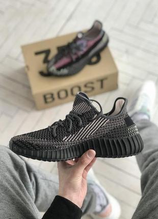 Стильні кросівки adidas yeezy boost 350 v2 holiday reflective (адідас ізі буст 350 рефлектив)5 фото