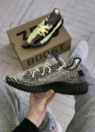 Стильні кросівки adidas yeezy boost 350 v2 holiday reflective (адідас ізі буст 350 рефлектив)9 фото