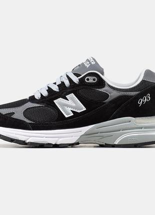 Мужские кроссовки new balance 993 black - white