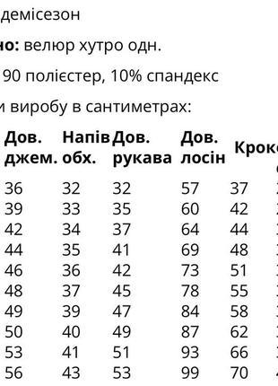 Утеплений велюровий костюм для дівчаток,пудра, від 400 грн2 фото