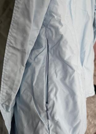 Жіноча куртка вітрівка ветровка оригінал блакитна3 фото