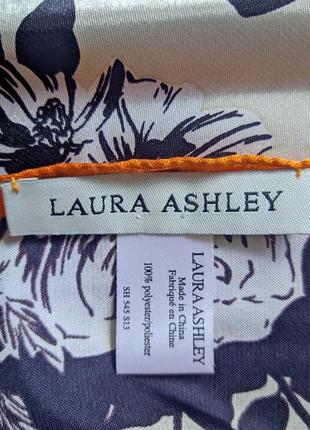 Атласний шарф, laura ashley.4 фото
