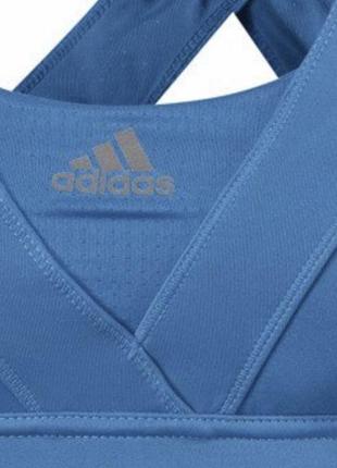 Топ спортивный синий adidas1 фото